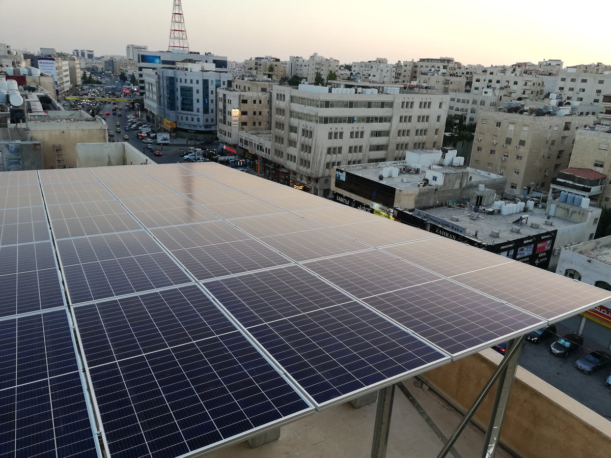 مشاريع الطاقة الشمسية المنفذة في الأردن