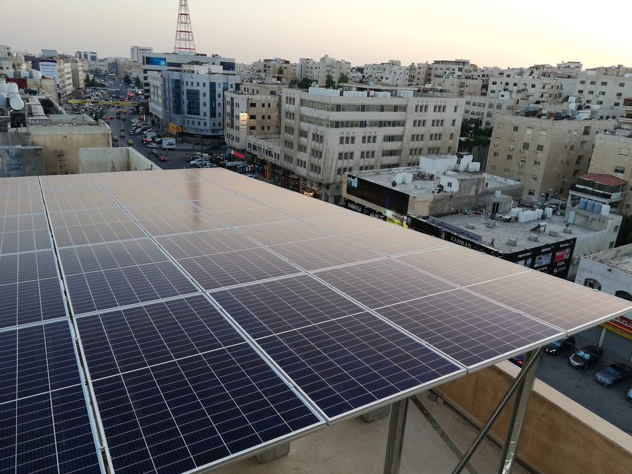 مشاريع الطاقة الشمسية المنفذة في الأردن